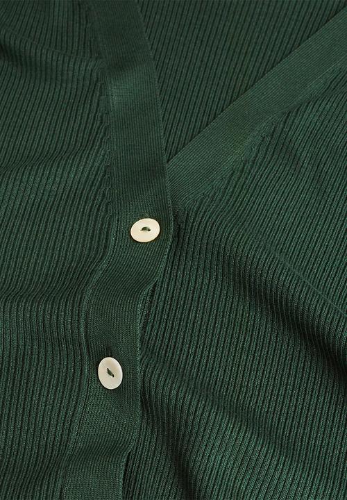 MANGO - Cardigan almar - green