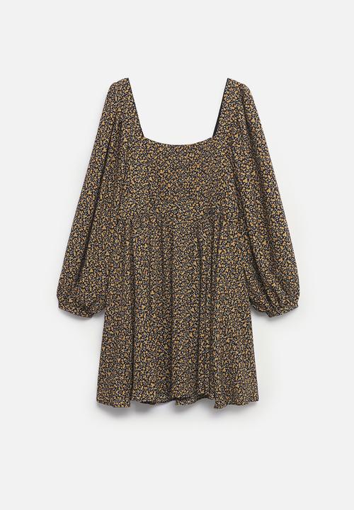 MANGO - Dress berti - brown