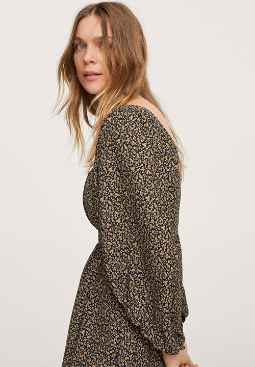 MANGO - Dress berti - brown
