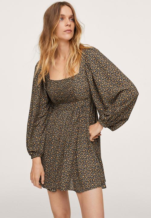 MANGO - Dress berti - brown