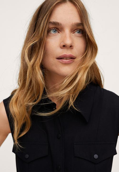 MANGO - One-piece suit bronzo - black
