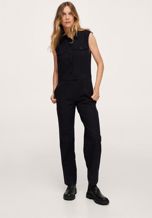MANGO - One-piece suit bronzo - black