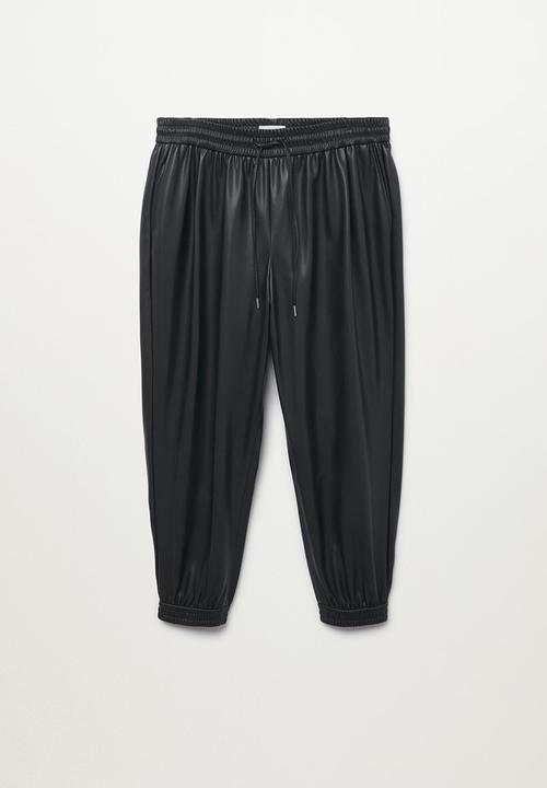 MANGO - Plus trousers hudson - black