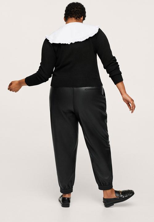 MANGO - Plus trousers hudson - black