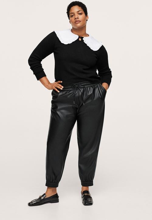 MANGO - Plus trousers hudson - black