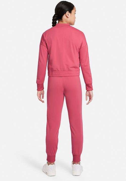 Nike - G nsw track suit tricot - Pink & white