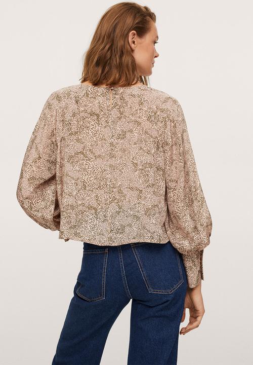 MANGO - Blouse nait - light pastel pink
