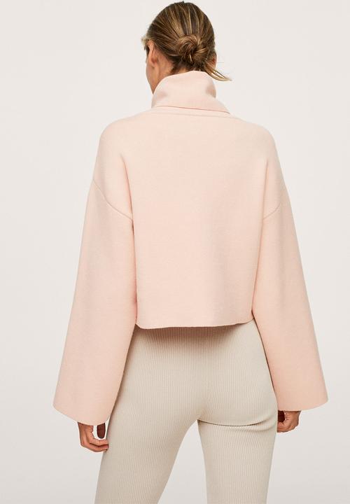 MANGO - Sweater mini - light pastel pink