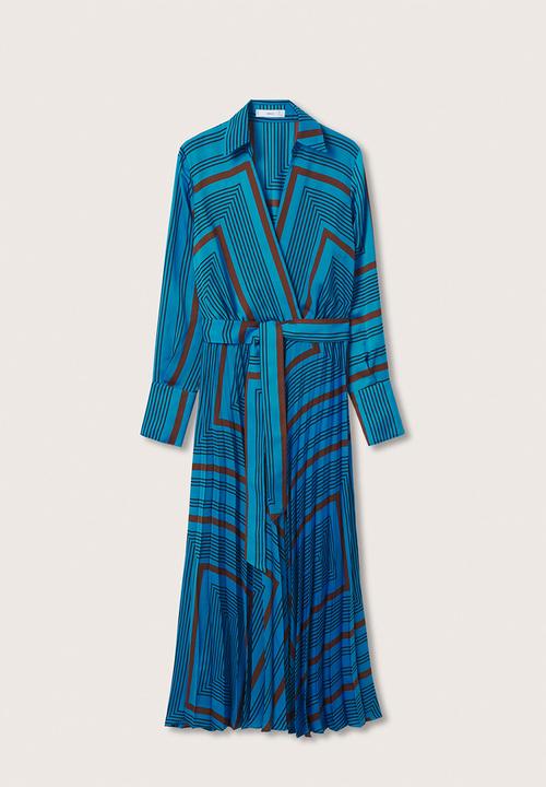 MANGO - Dress belice - medium blue