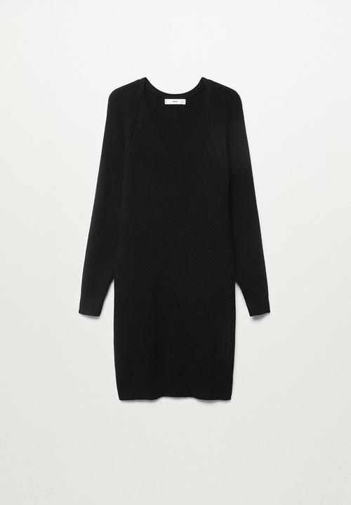 MANGO - Dress korina - black