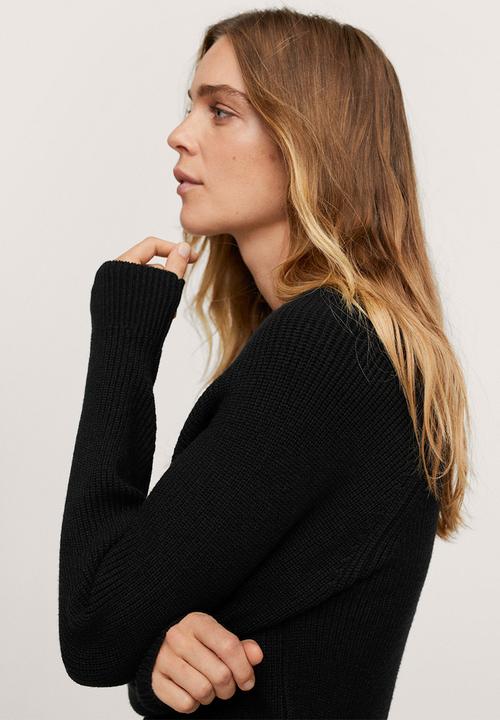 MANGO - Dress korina - black