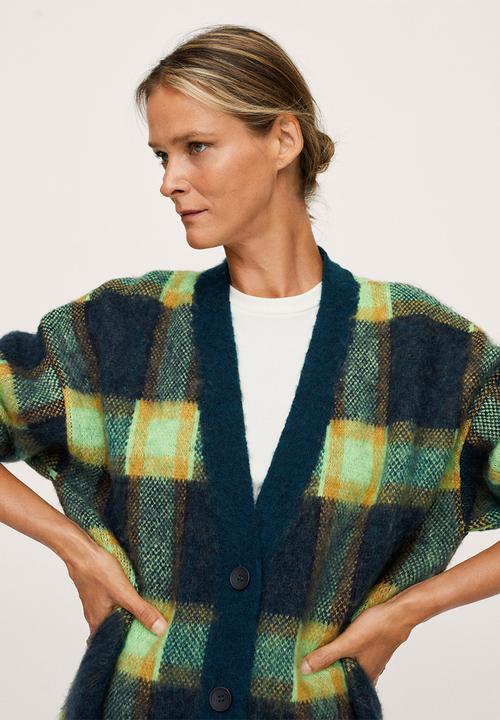 MANGO - Cardigan cheecky - green