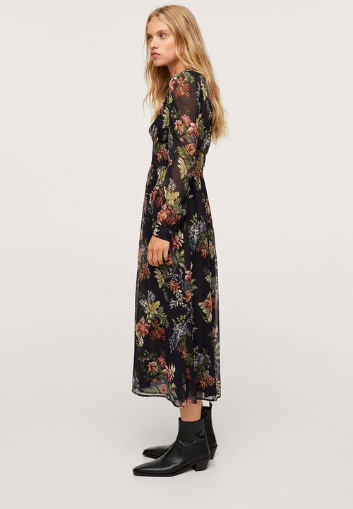 MANGO - Dress stelle - black