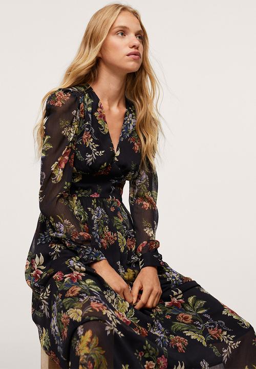 MANGO - Dress stelle - black