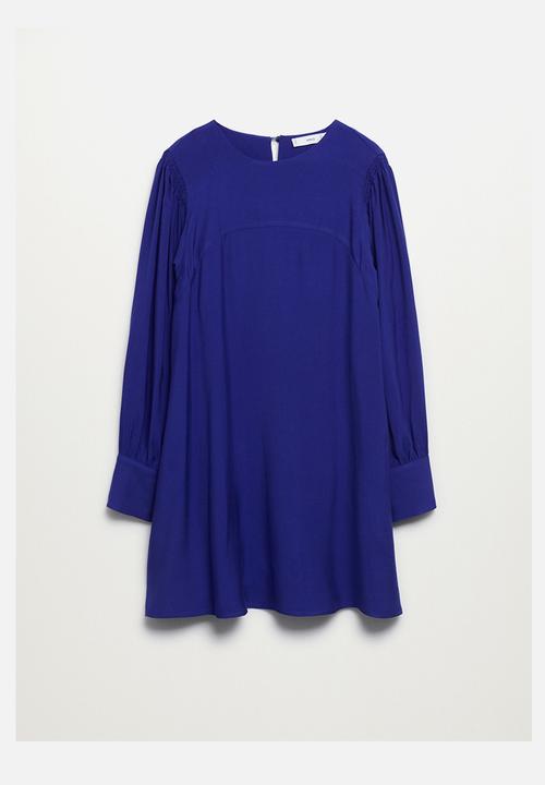 MANGO - Dress jane - medium blue