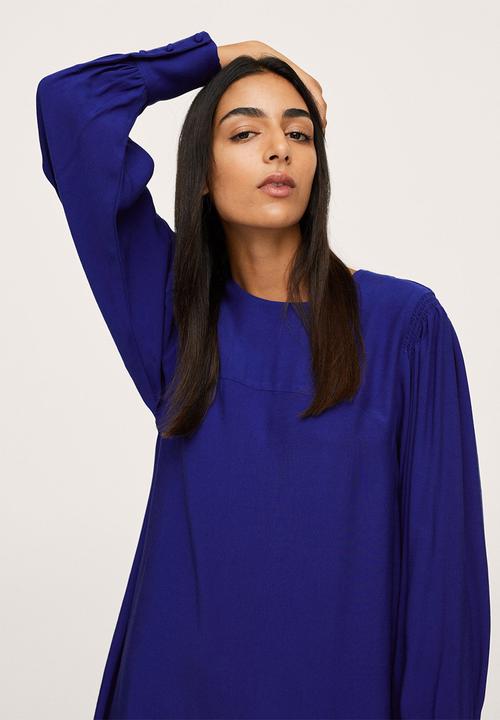 MANGO - Dress jane - medium blue