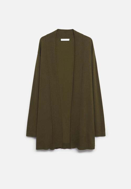 MANGO - Plus cardigan alma - beige/khaki