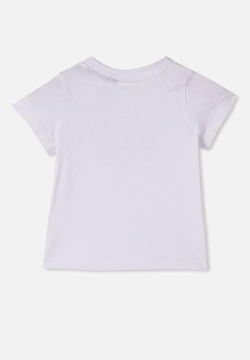 Cotton On - Jamie short sleeve tee-license - lcn mt white/biggie smalls - couch