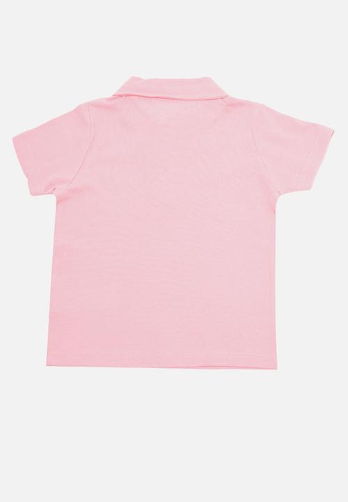 Trendyol - Polo short sleeve tee - pink