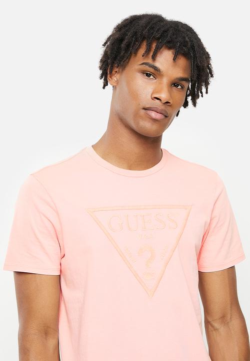 GUESS - Guess logo print tee - pink