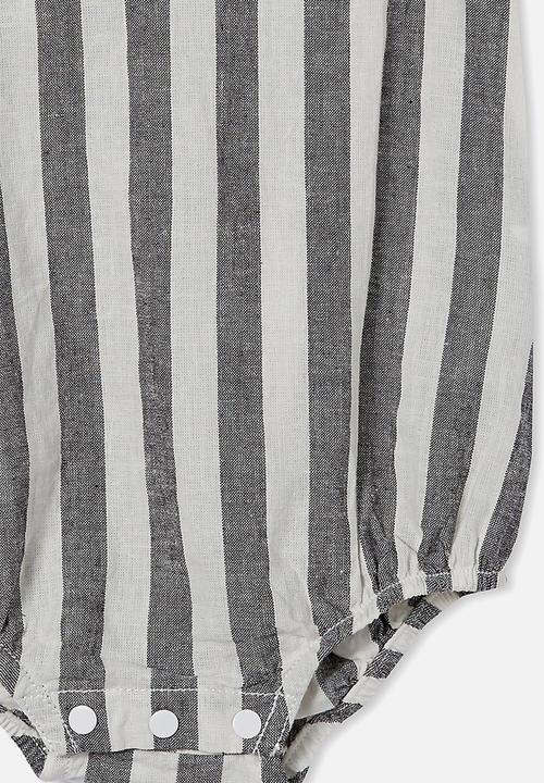 Cotton On - Martina frill bubbysuit - phantom/vanilla robbo stripe