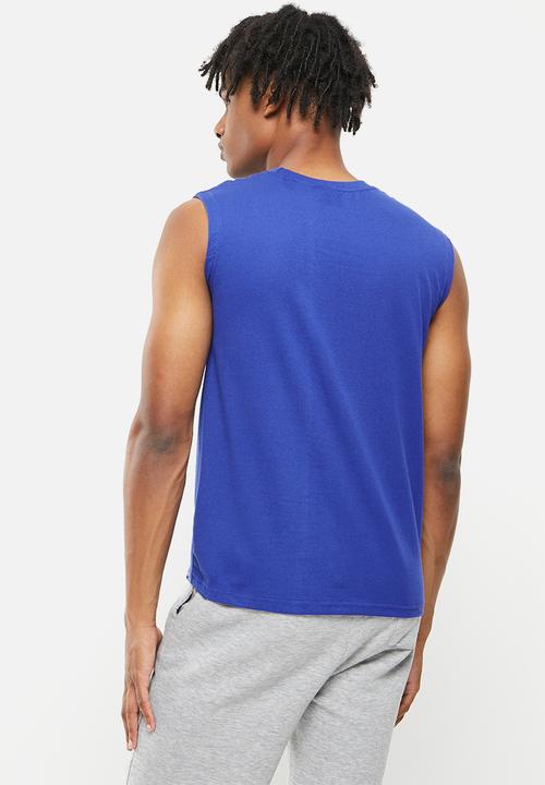 Lonsdale - Crew neck vest - royal