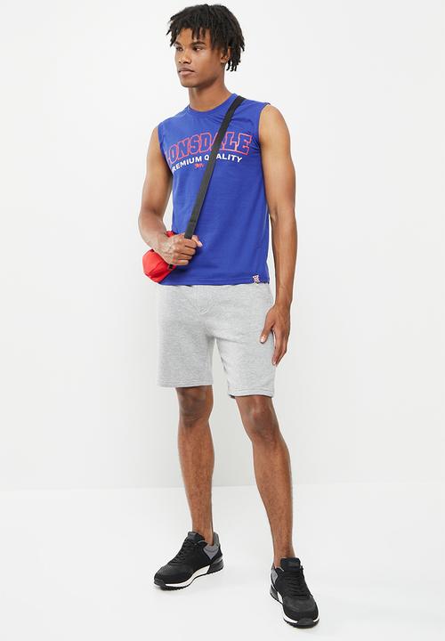 Lonsdale - Crew neck vest - royal