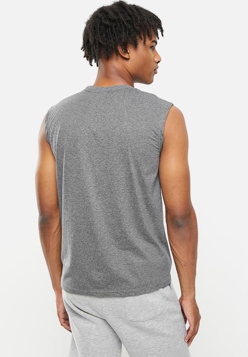 Lonsdale - Crew neck vest - grey melange