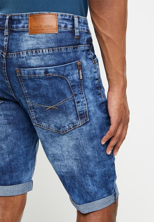 SOVIET - M winner 2 denim short - indigo