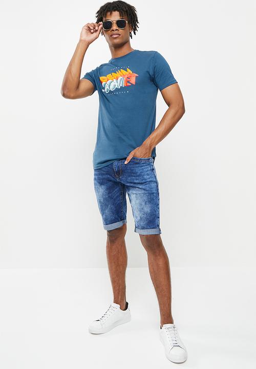 SOVIET - M winner 2 denim short - indigo