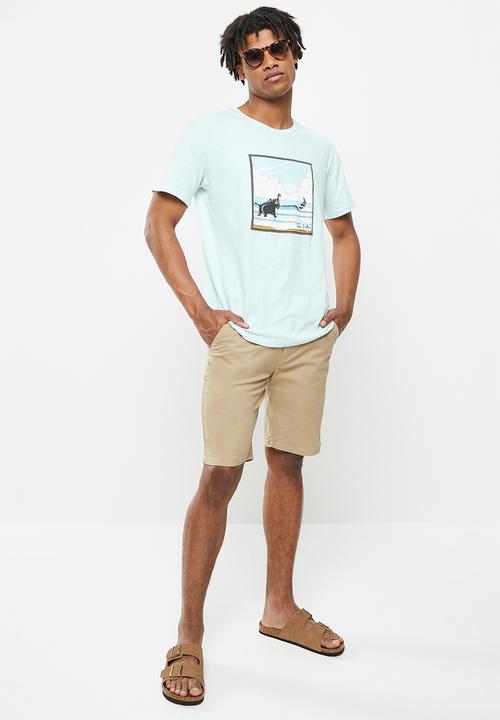 Holmes Bro's - Elephant short sleeve tee - blue