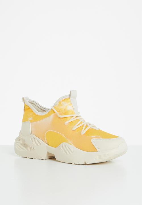 Tom Tom - Tie dye chunky sneaker - mustard 