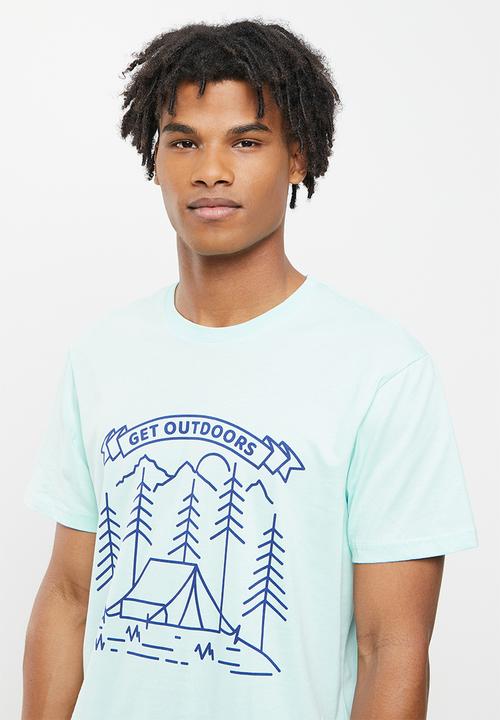 Only & Sons - Onsvintage reg short sleeve tee - light blue