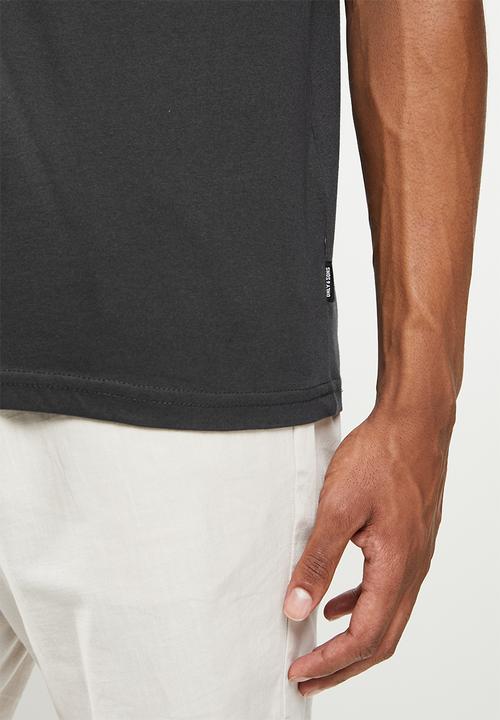 Only & Sons - Onsvintage reg short sleeve tee - moonless night 