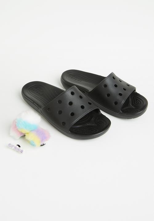 Crocs - Classic crocs fursure slide - black