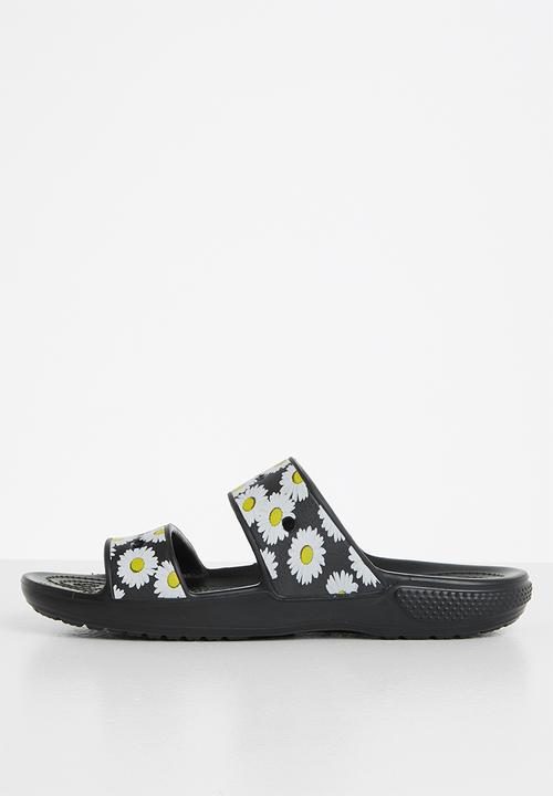 Crocs - Classic crocs vacay vibes sandal - black daisy