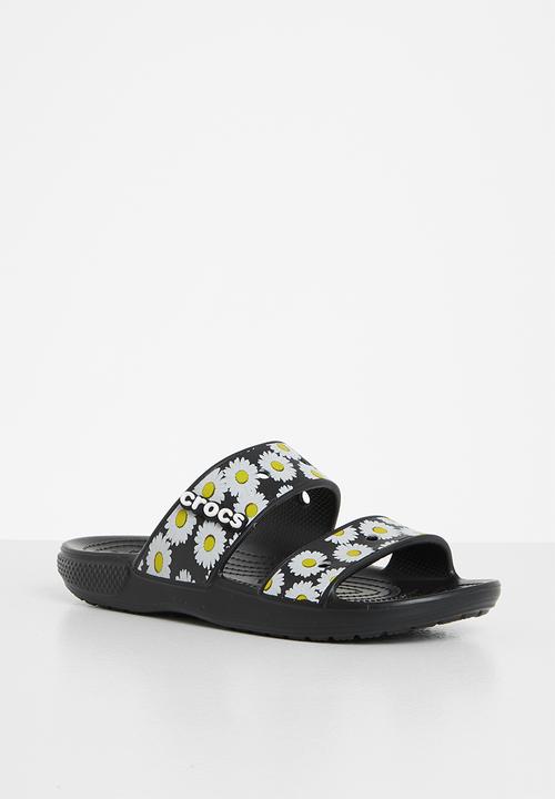 Crocs - Classic crocs vacay vibes sandal - black daisy