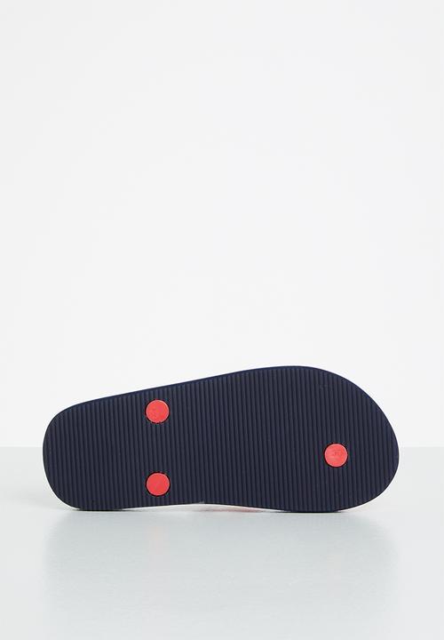 POLO - Boys corey multi stripe flip flop - multi 