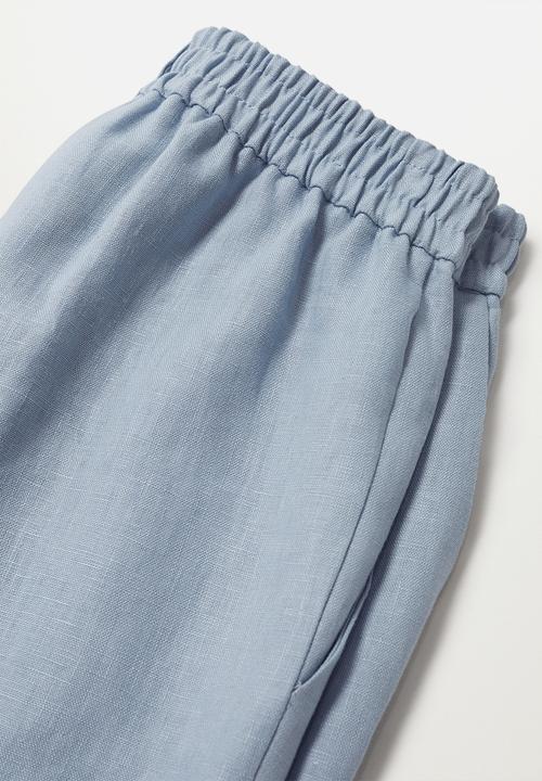 MANGO - Trousers clau-h - light pastel blue