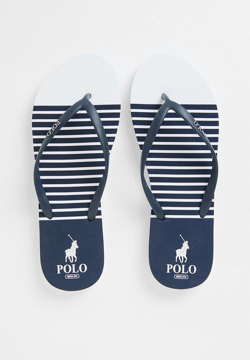 POLO - Gladice stripe flip flop - navy
