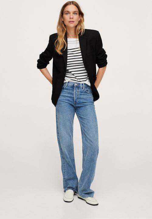 MANGO - T-shirt parisian - white & black 