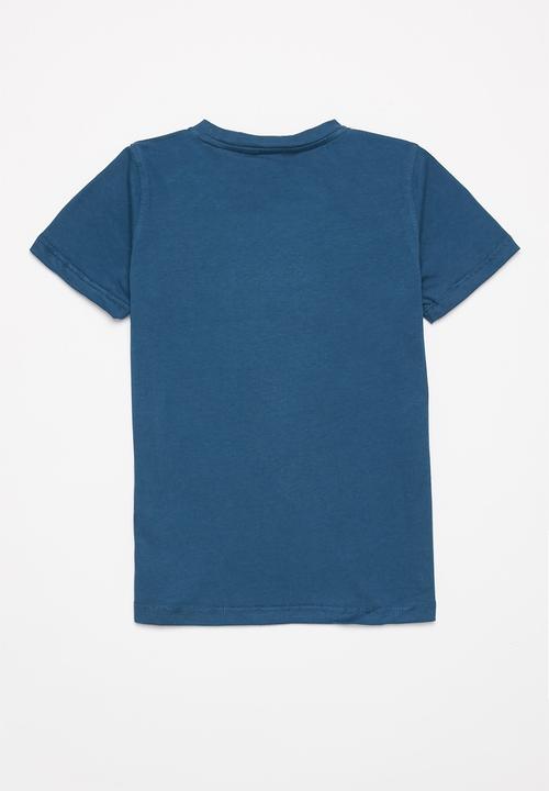 LAB - Lab denim vintage tee - blue