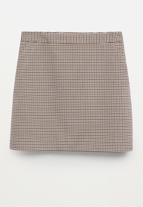 MANGO - Skirt charlott - brown