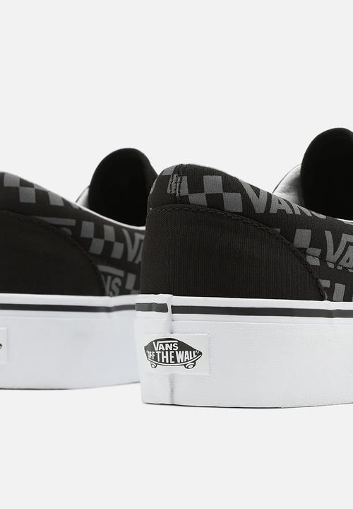 Vans - Era platform - (reflective logo) black/true white