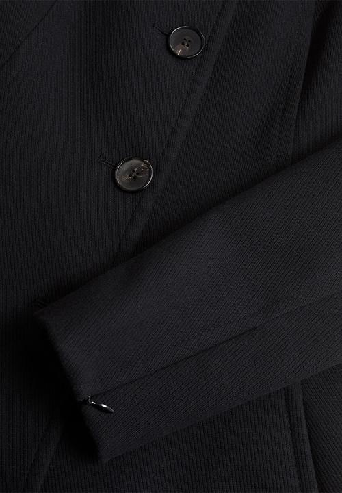 MANGO - Coat manila - black