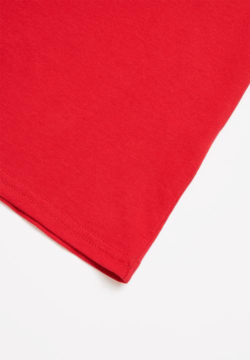POLO - Boys cameron printed tee - red