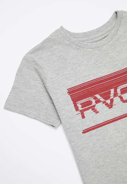 RVCA - Fifty fifty glitch short sleeve tee boy - grey