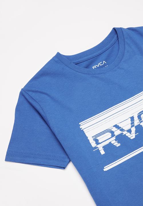 RVCA - Fifty fifty glitch short sleeve tee boy - blue