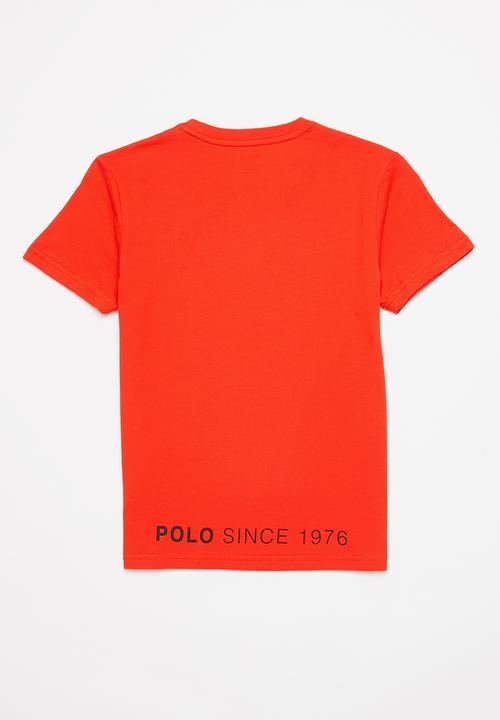 POLO - Boys rick short sleeve tee - fire
