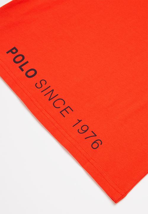 POLO - Boys rick short sleeve tee - fire